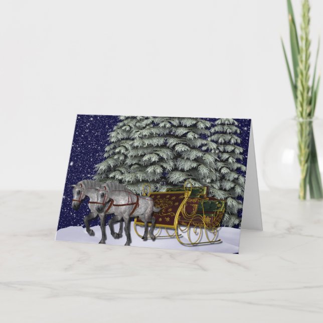KRW Sleigh Ride Holiday Card (Front)