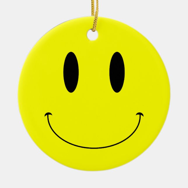 KRW Smile Face Ornament (Front)