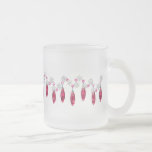 Krw Snowdrops - Red - Frosted Mug at Zazzle