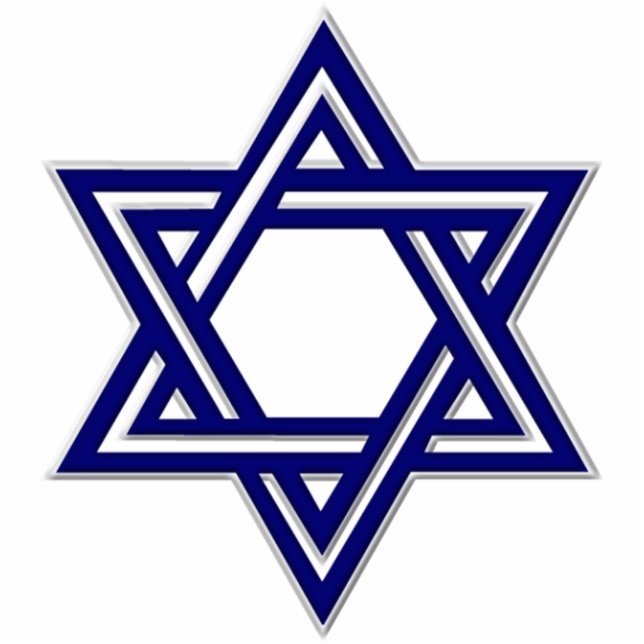 KRW Star of David Hanukkah Ornament (Front)