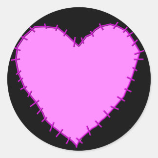 KRW Stitched Heart Stickers