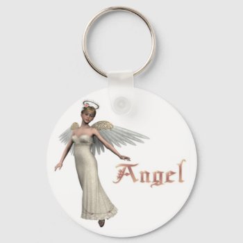 Krw Sweet Angel Keychain by KRWDesigns at Zazzle
