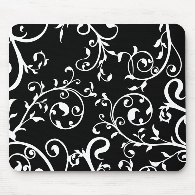 KRW Swirling Vines Mouse Pad (Front)