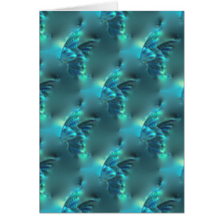 KRW Teal Butterfly Cards
