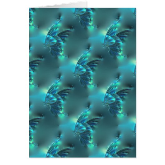 KRW Teal Butterfly Cards (Front)