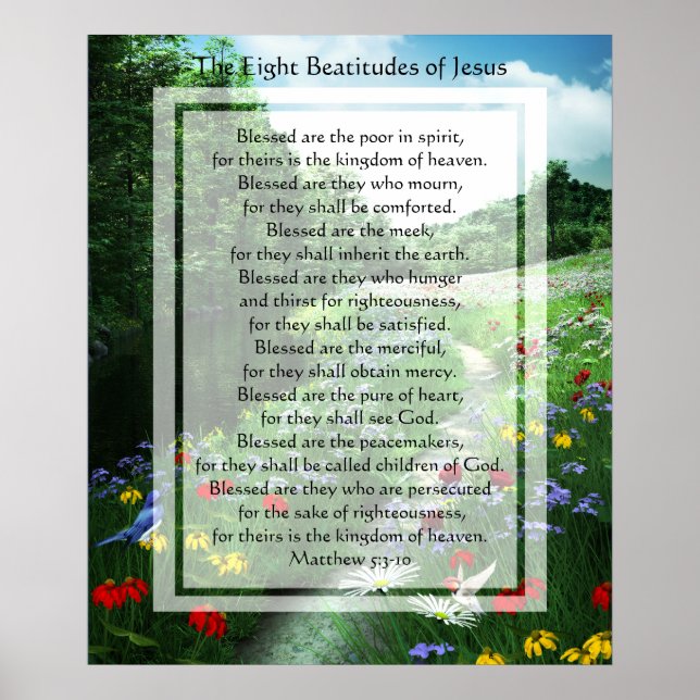KRW The Eight Beatitudes of Jesus Print (Front)