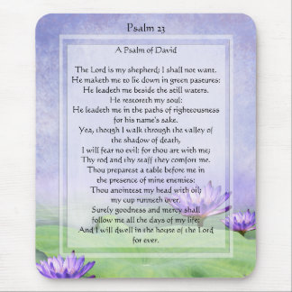 KRW The Lord is My Shepherd Psalm 23 Mousepad