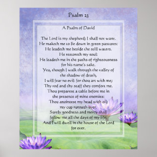 KRW The Lord is My Shepherd Psalm 23 Print