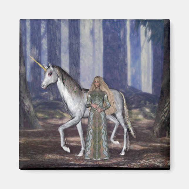 KRW The Virgin and the Unicorn Magnet (Front)