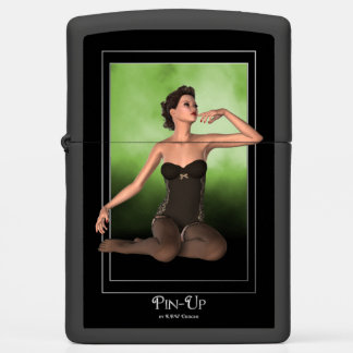 KRW Trixie Brunette Retro Pinup Lighter