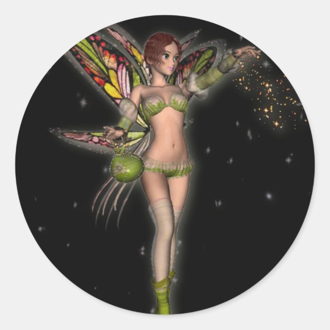 KRW Twinkle Classic Round Sticker (Front)