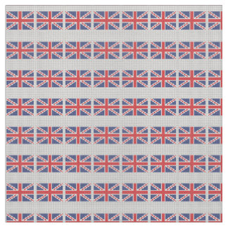 KRW Union Jack British Flag Print Fabric