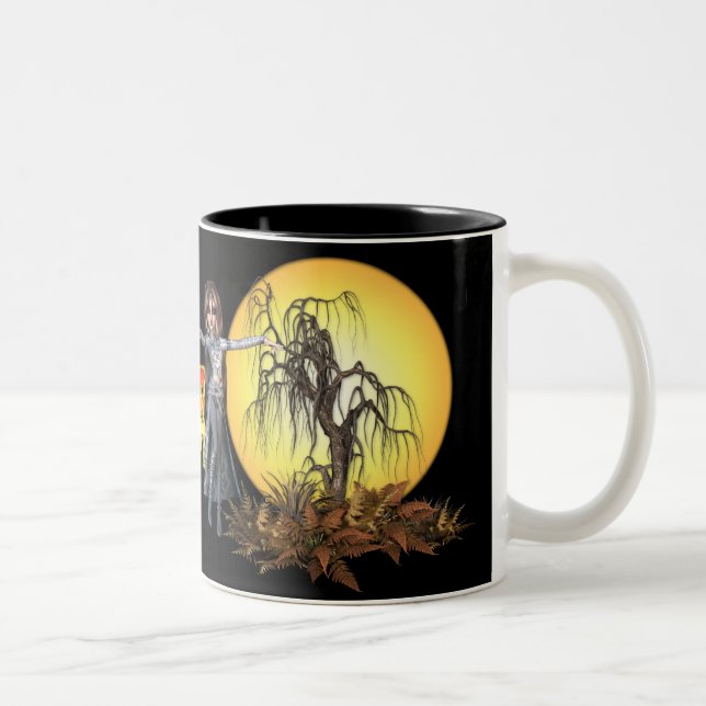 KRW Vampire by the Full Moon Two-Tone Coffee Mug (Right)