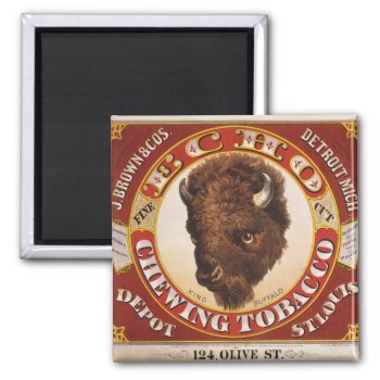 Krw Vintage 1873 Echo Chewing Tobacco Label Magnet by KRWOldWorld at Zazzle