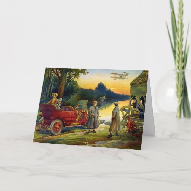 KRW Vintage Automobile 1910 Card (Front)