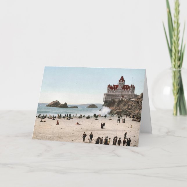 KRW Vintage Cliff House, San Francisco 1902 Card (Front)