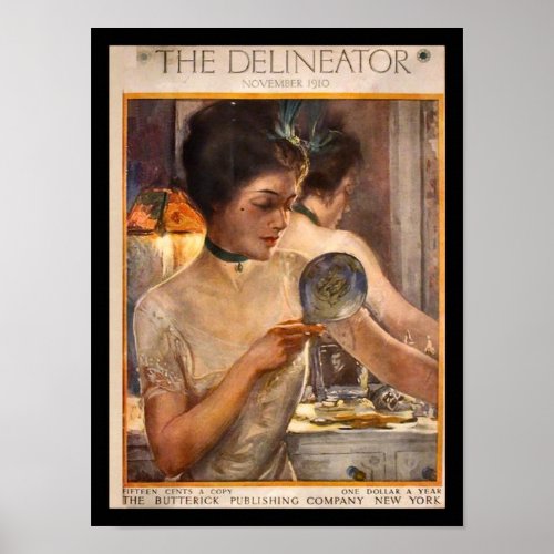 KRW Vintage Delineator 1910 Magazine Print