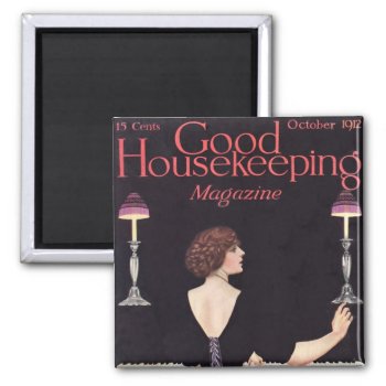 Krw Vintage Good Housekeeping 1912 Magnet by KRWOldWorld at Zazzle