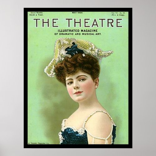 KRW Vintage Theatre 1906 Magazine Cover Print