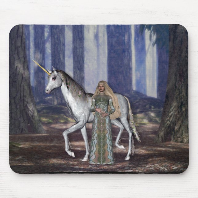 KRW Virgin and the Unicorn Mouse Pad (Front)