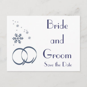 KRW Winter Custom Save the Date Card