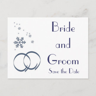 KRW Winter Custom Save the Date Card