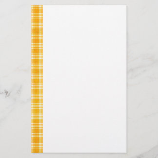KRW Yellow Check Stationery