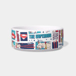 Krypto Comic Panel Pattern Bowl<br><div class="desc">DC League of Super-Pets | Check out this fun comic panel style pattern featuring Krypto!</div>