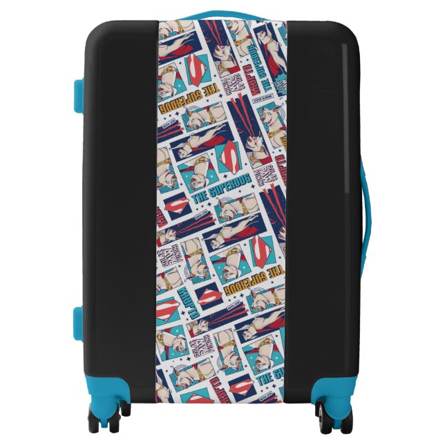 Krypto Comic Panel Pattern Luggage (Front)