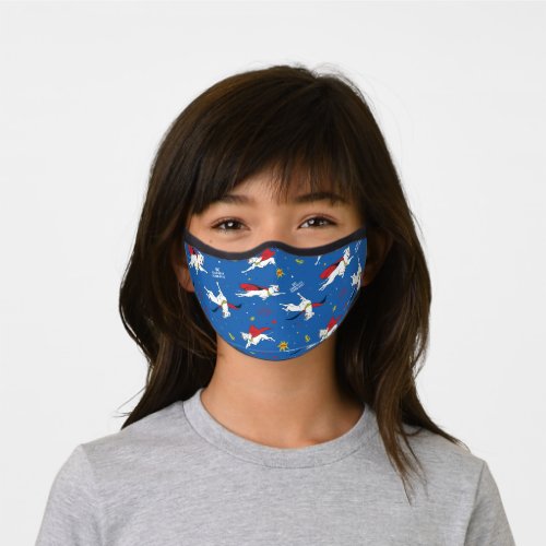 Krypto Flying Pattern Premium Face Mask