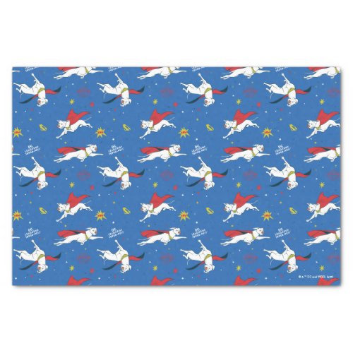 Krypto Flying Pattern Tissue Paper