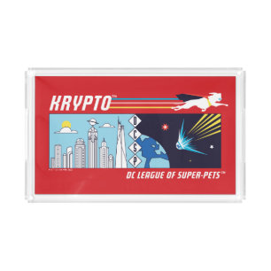 Krypto Outer-Space to Metropolis Acrylic Tray