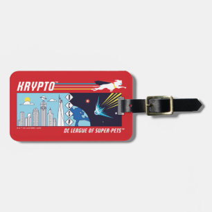 Krypto Outer-Space to Metropolis Luggage Tag