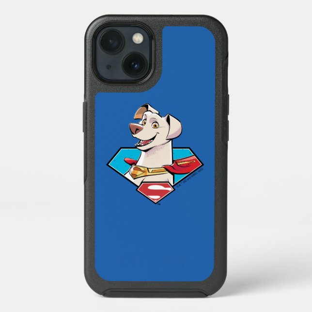 Krypto S-Shield Graphic Otterbox iPhone Case (Back)