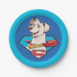 Krypto S-Shield Graphic Paper Plates