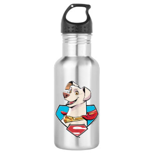 Krypto S-Shield Graphic Stainless Steel Water Bottle