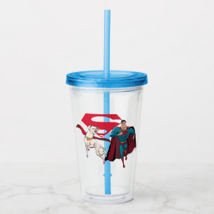 Krypto & Superman Acrylic Tumbler