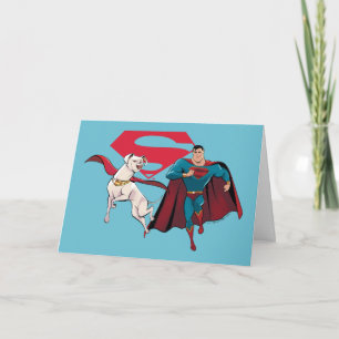 Krypto & Superman Card