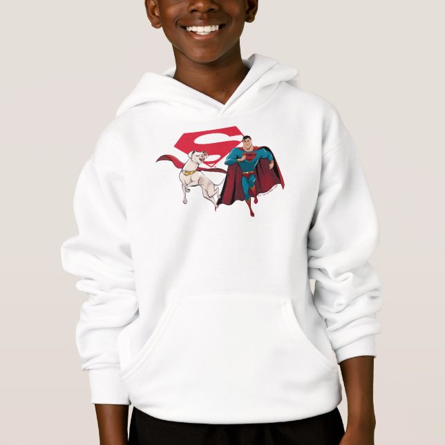 Krypto & Superman Hoodie (Front)