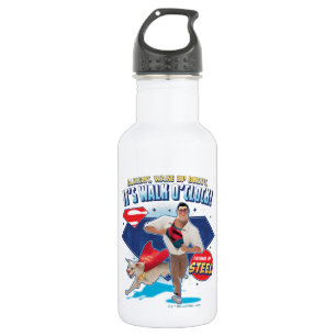 Krypto & Superman - It's Walk O'Clock! Stainless Steel Water Bottle