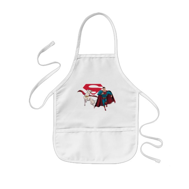 Krypto & Superman Kids' Apron (Front)