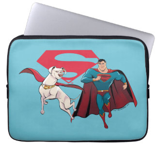 Krypto & Superman Laptop Sleeve
