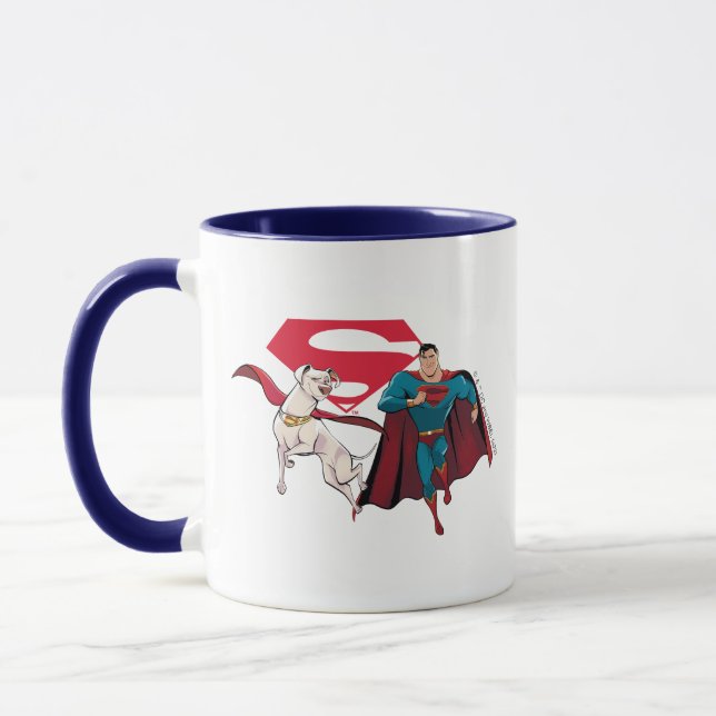 Krypto & Superman Mug (Left)