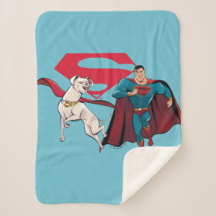 Krypto & Superman Sherpa Blanket