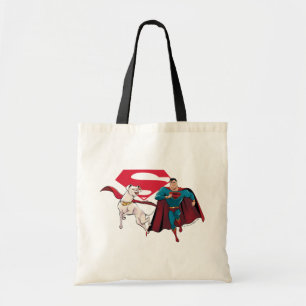 Krypto & Superman Tote Bag