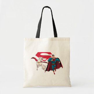 Krypto & Superman Tote Bag