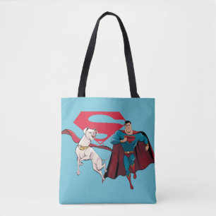 Krypto & Superman Tote Bag