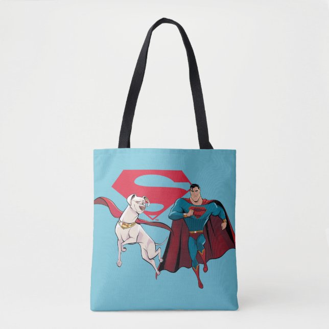 Krypto & Superman Tote Bag (Front)