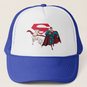 Krypto & Superman Trucker Hat