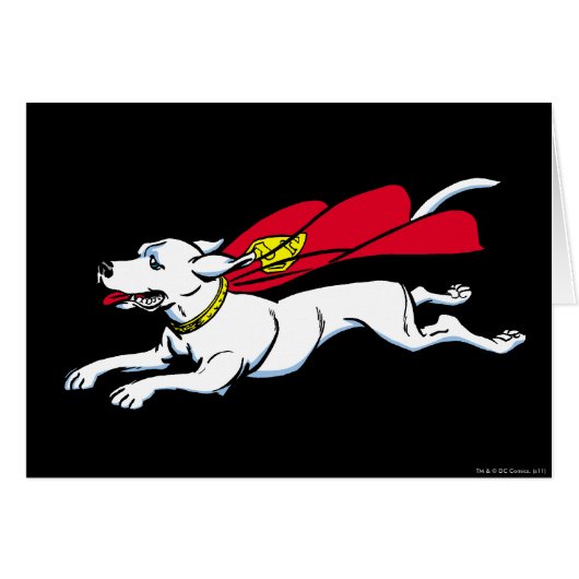 Krypto the dog cards (Front Horizontal)